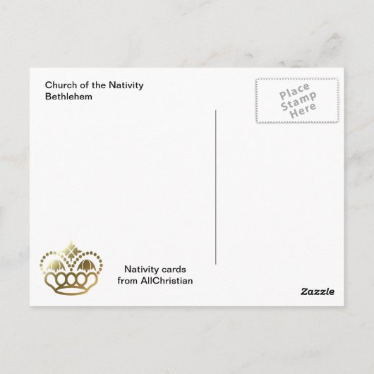 Glocken von Bethlehem Postkarte (Rückseite)