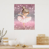 Glockenballerina Tänzerin Leinwand Poster (Küche)