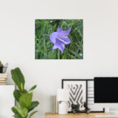 Glockenblume Poster (Heimbüro)