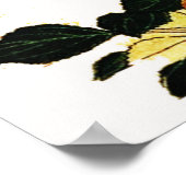Glockenblume und Libelle Poster (Ecke)