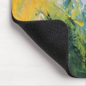 Glockenblumen – Abstrakte Blumenwiese Mousepad (Ecke)
