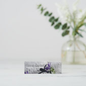 Glockenblumen auf Wand für Gärtner Visitenkarte (Stehend Vorderseite)