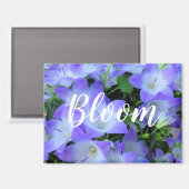 Glockenblumen-Fotografie Magnet (Vorderseite/Rückseite)