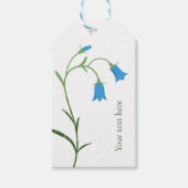 Glockenblumen Geschenkanhänger (Vorderseite)