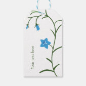 Glockenblumen Geschenkanhänger (Rückseite)