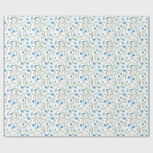 Glockenblumen Geschenkpapier (Flach)