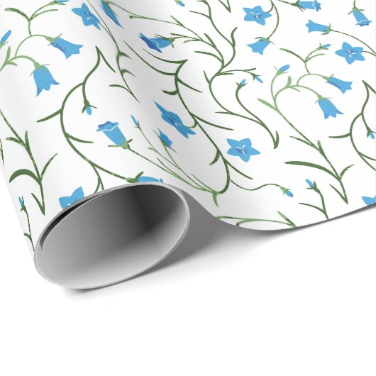Glockenblumen Geschenkpapier (Rolleneckpunkt)