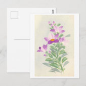 Glockenblumen (Japan) Postkarte (Vorne/Hinten)
