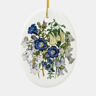Glockenblumen Keramikornament
