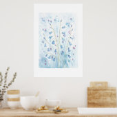 Glockenblumen Poster (Küche)