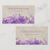 Glockenblumen-Visitenkarte Visitenkarte (Vorne/Hinten)