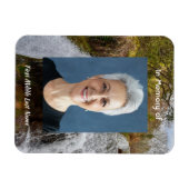 Glockenblumen-Wasserfall-Landschaft   Erinnerungsa Magnet (Horizontal)