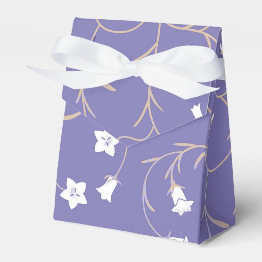 Glockenblumen weiss geschenkschachtel (Vorderseite)