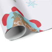 Glockenmuster-Geschenkverpackung Geschenkpapier (Rolleneckpunkt)