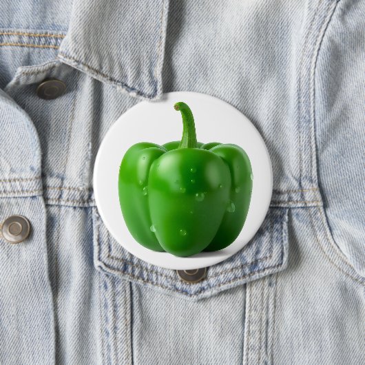 Glockenpaprika mit Wassertropfen Button (Beispiel)