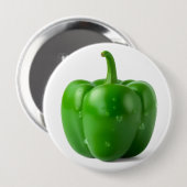 Glockenpaprika mit Wassertropfen Button (Vorne & Hinten)