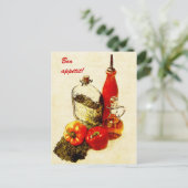 Glockenpfeffer und Öle Bonbon Appetit Postkarte (Stehend Vorderseite)