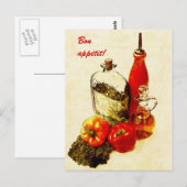 Glockenpfeffer und Öle Bonbon Appetit Postkarte (Vorne/Hinten)