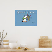 GLOCKENSPIEL PENGUIN "Spread Cheer" Sandra Boynton Poster (Küche)