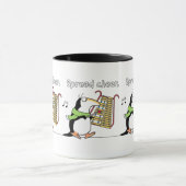 GLOCKENSPIEL PENGUIN "Spread Cheer" Sandra Boynton Tasse (Zentrum)