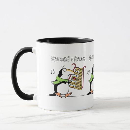 GLOCKENSPIEL PENGUIN "Spread Cheer" Sandra Boynton Tasse (Links)