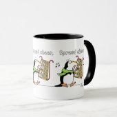 GLOCKENSPIEL PENGUIN "Spread Cheer" Sandra Boynton Tasse (VorderseiteRechts)