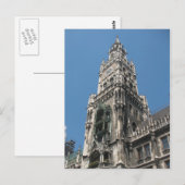 Glockenspiel Tower - München, Deutschland Postkarte (Vorne/Hinten)