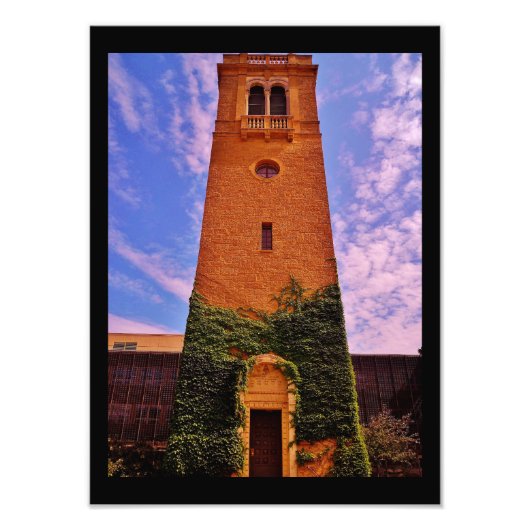 Glockenspiel-Turm Fotodruck (Vorne)