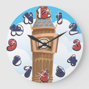 Glockenturm Big Bens Westminster Große Wanduhr