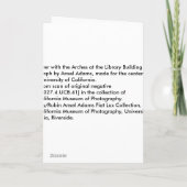 Glockenturm mit den Bögen am Bibliotheks-Gebäude Karte (Rückseite)