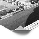 Glockenturm mit den Bögen im Library-Gebäude Poster (Ecke)