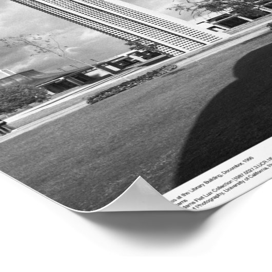 Glockenturm mit den Bögen im Library-Gebäude Poster (Ecke)