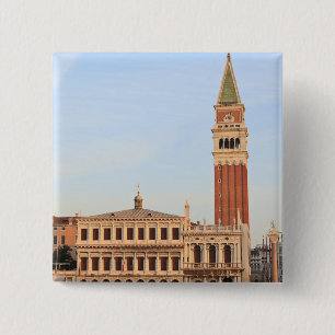 Glockenturm, Piazza San Marco, Venedig Button