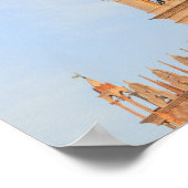 Glockenturm, Piazza San Marco, Venedig Poster (Ecke)