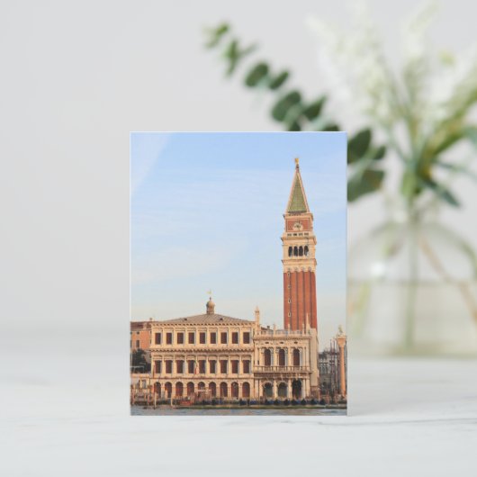 Glockenturm, Piazza San Marco, Venedig Postkarte (Stehend Vorderseite)