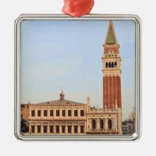 Glockenturm, Piazza San Marco, Venedig Silbernes Ornament