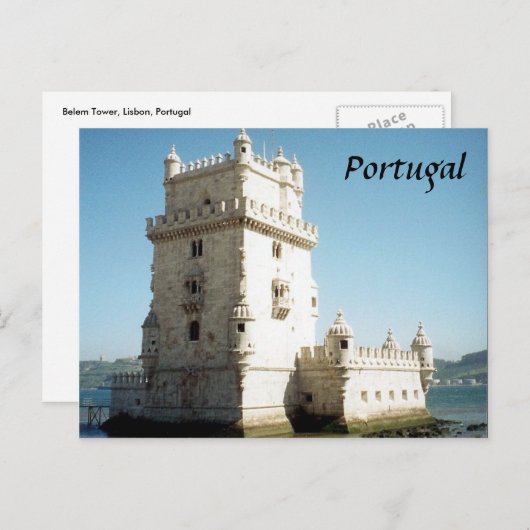 Glockenturm Postkarte (Vorne/Hinten)