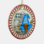 Glockenzähler Keramik Ornament (Rechts)