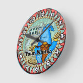 Glockenzähler Runde Wanduhr (Winkel)