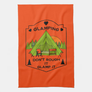 Glockenzelt Glamping Geschirrtuch