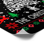 Glockin' Around The Christmas Tree Gun Owner Ugly Poster (Ecke)