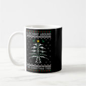Glocking Around The Christmas Tree hässlicher Weih Kaffeetasse (Links)