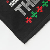 Glocking Around The Christmas Tree Ugly Christmas Fleecedecke (Ecke)