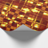 Gloden Shiny Tartan Kariert, Muster Geschenkpapier (Ecke)
