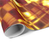 Gloden Shiny Tartan Kariert, Muster Geschenkpapier (Rolleneckpunkt)