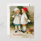 "Gloedelig Jul" Postkarte (Vorne/Hinten)