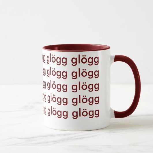 Glogg Glogg Glogg lustiger Skandinavier Tasse (Rechts)