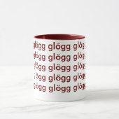 Glogg Glogg Glogg lustiger Skandinavier Tasse (Zentrum)
