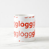Glogg Glogg Glogg lustiges Schwede Kaffeetasse (Mittel)