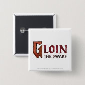 Gloin Name Button (Vorne & Hinten)